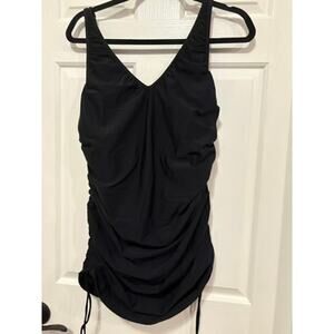 Roaman's black one piece swimsuit 14W